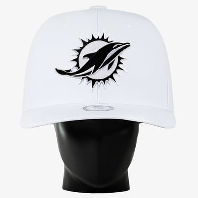 Miami Dolphins Noggin Boss Unisex Big Hat - White